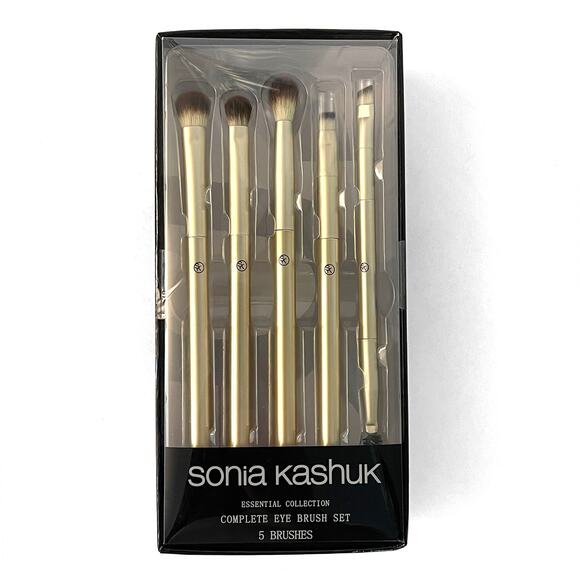 Sonia Kashuk Essential Collection Complete Eye Makeup Brush Set New 5 Pieces - Picture 1 of 6